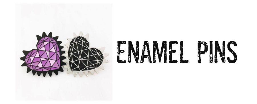 hand drawn trace of one of my spiked hearts with a geometric design in the middle that mimics my signature pavé design.