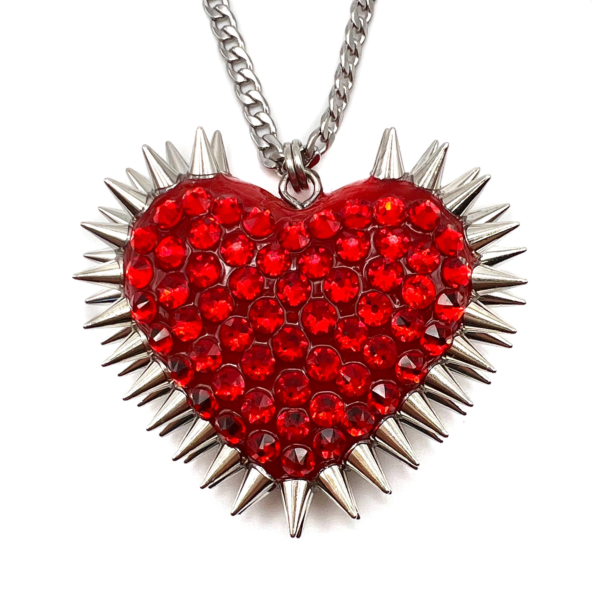 Classic Spiked Heart | Red