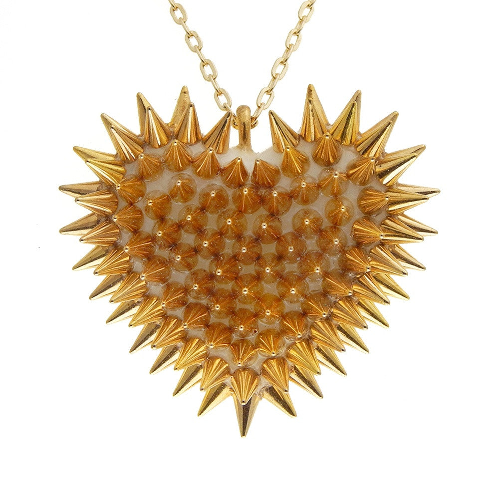 Spiked Heart Necklace
