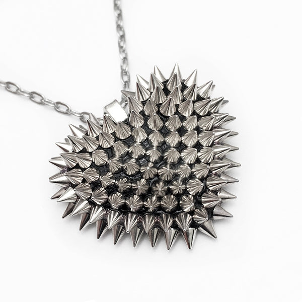 MINI_Spiked_Heart_Necklace_Sil