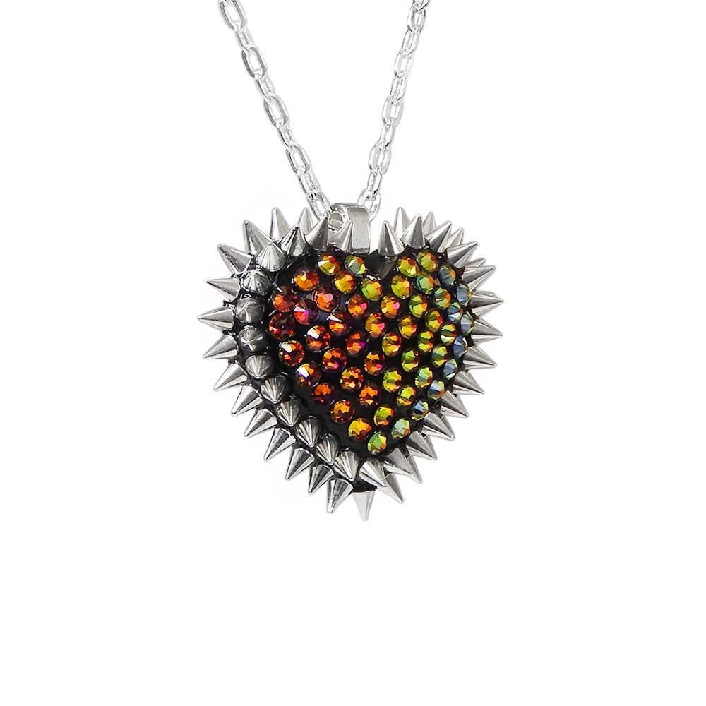 Mini Spiked & Paved Heart | Volcano ✨𝗥𝗘𝗔𝗗𝗬 𝗧𝗢 𝗦𝗛𝗜𝗣✨