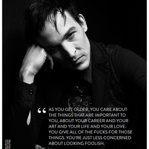 Robin Lord Taylor wearing Bunny Paige in an editorial for Rogue magazine.